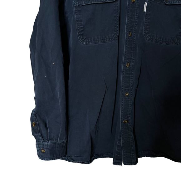 Carhartt Burton Down Duck Shirt Large - Picture 2 of 4